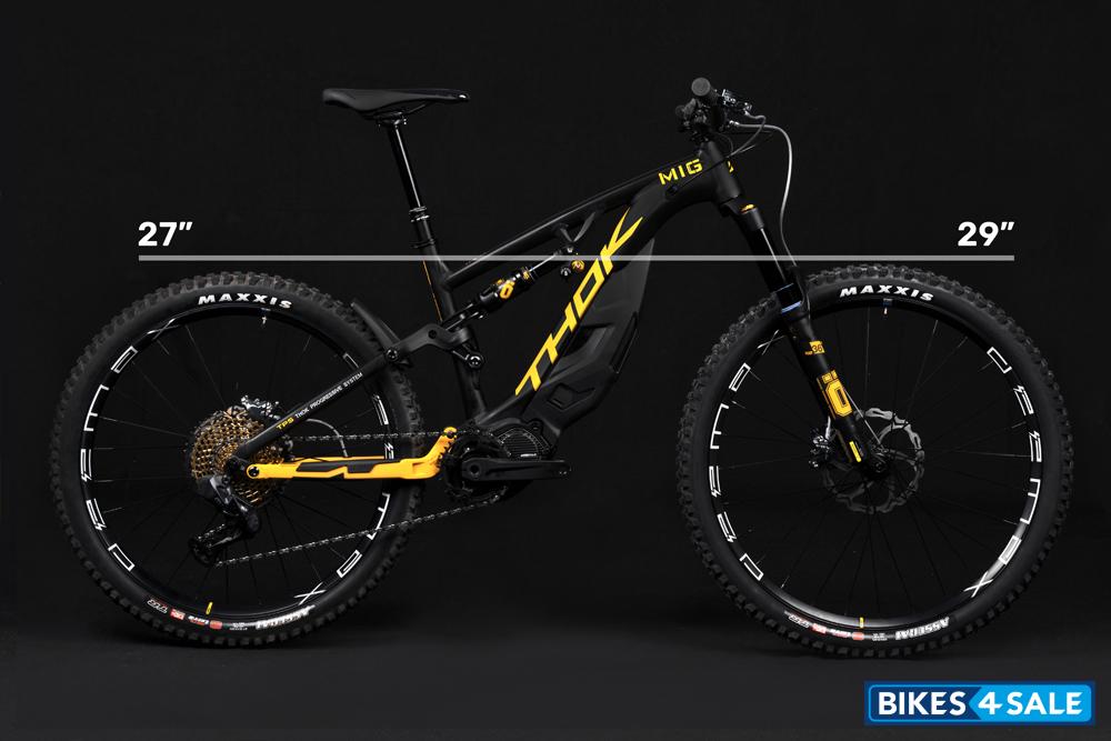 THOK MIG Limited Yellow Edition - Front and rear wheels