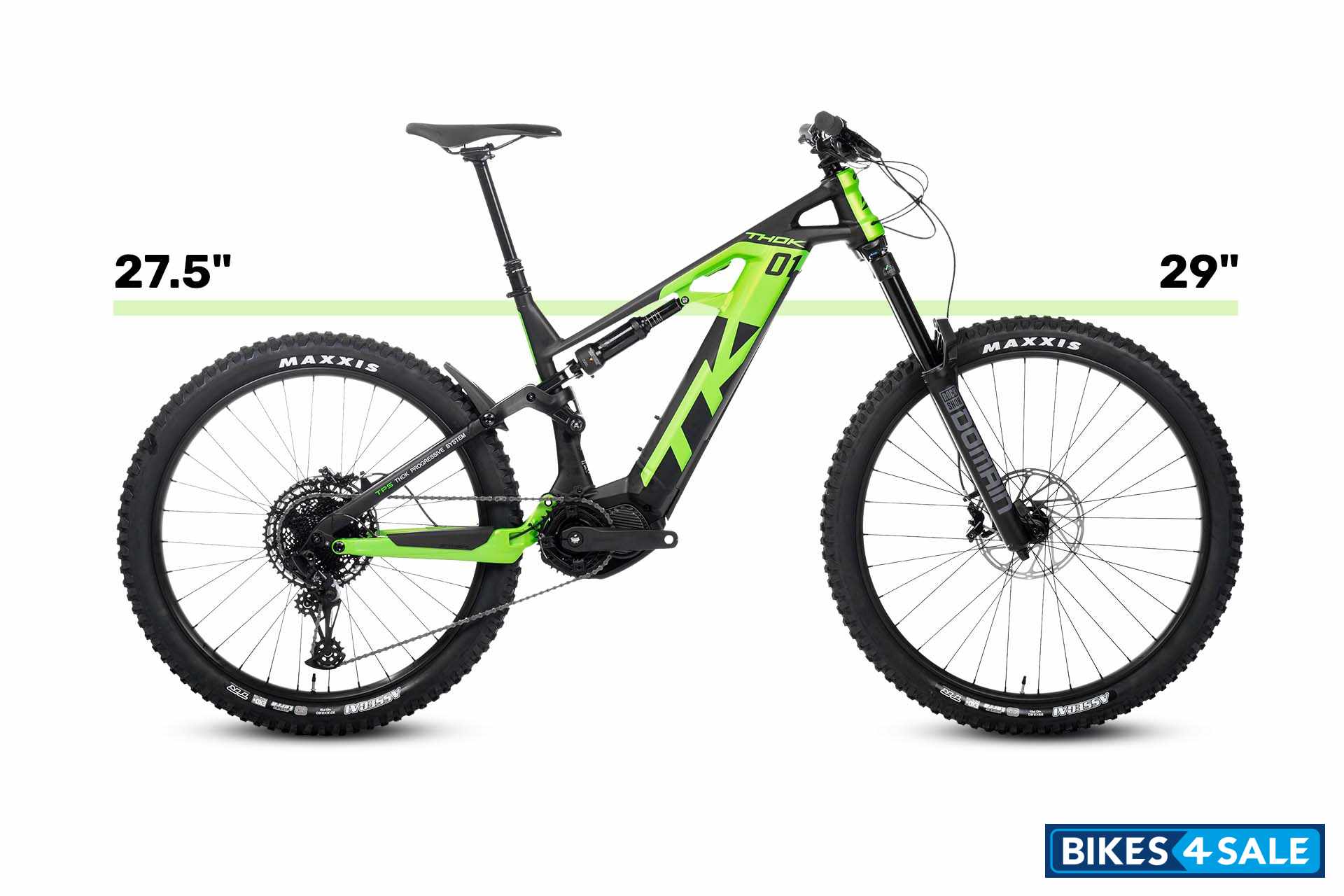 THOK TK01 Color Edition Front and rear wheels