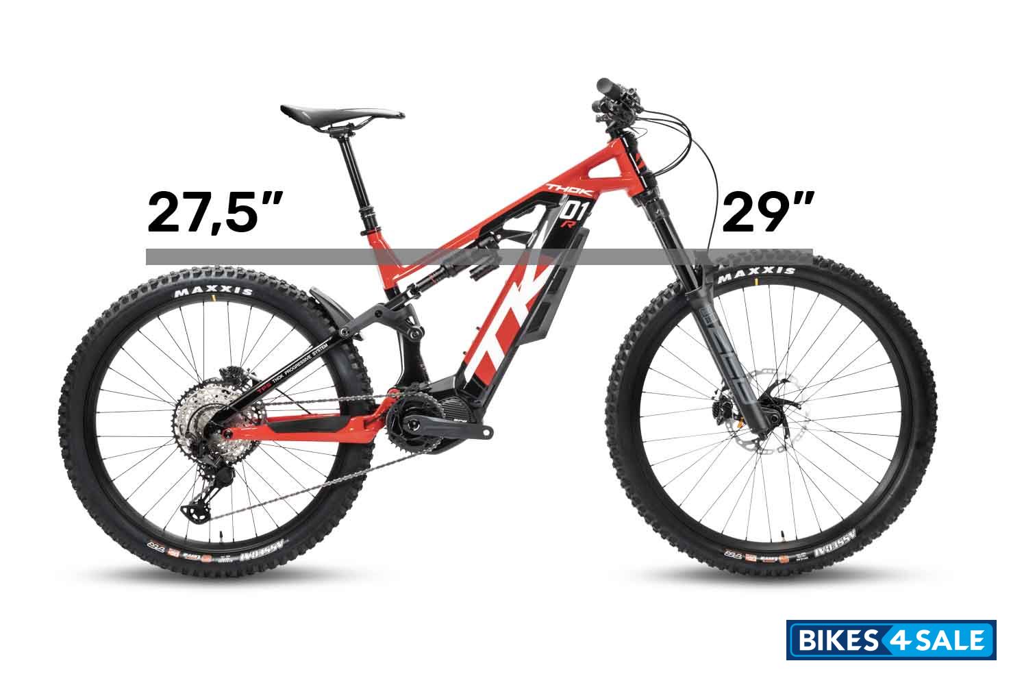 THOK TK01 R Front and rear wheels