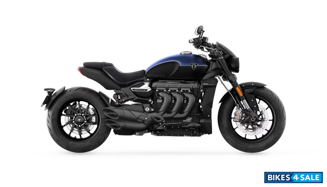 Triumph Rocket 3 Storm R Satin Pacific Blue And Matte Sapphire Black