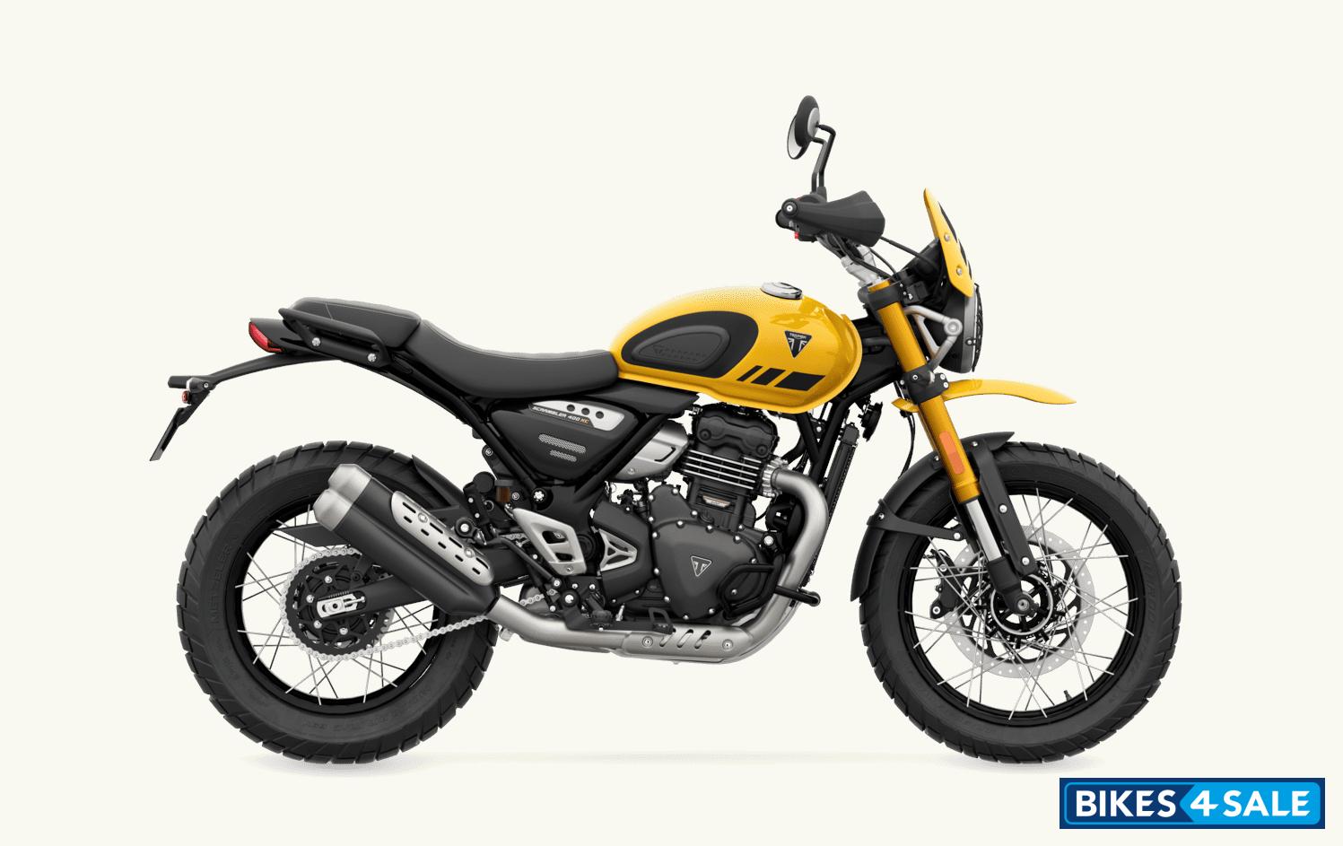 Triumph Scrambler 400 XC Racing Yellow