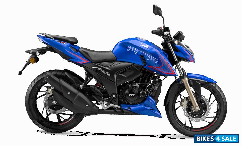 TVS Apache RTR 200 4V FI Matte Blue