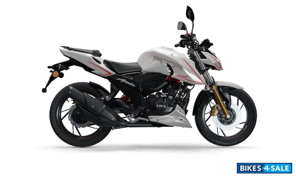 TVS Apache RTR 200 4V FI Pearl White