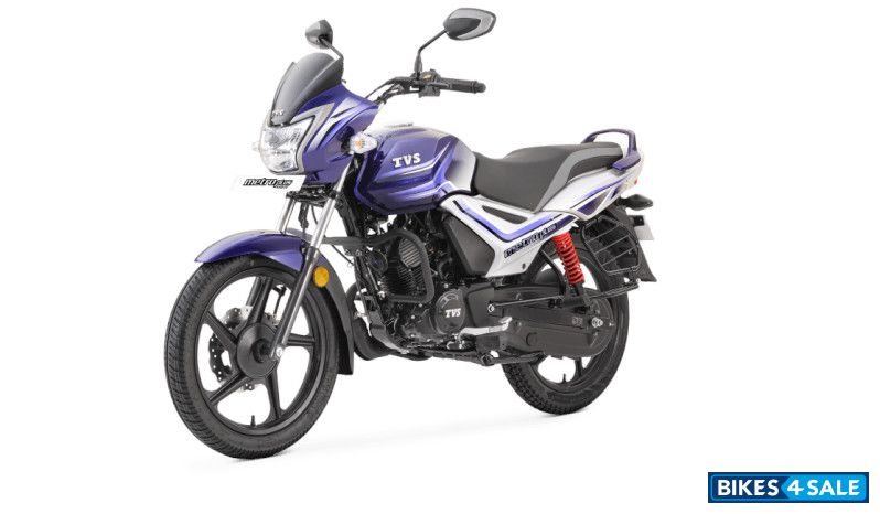 TVS Metro Plus 110 cc Blue/Silver