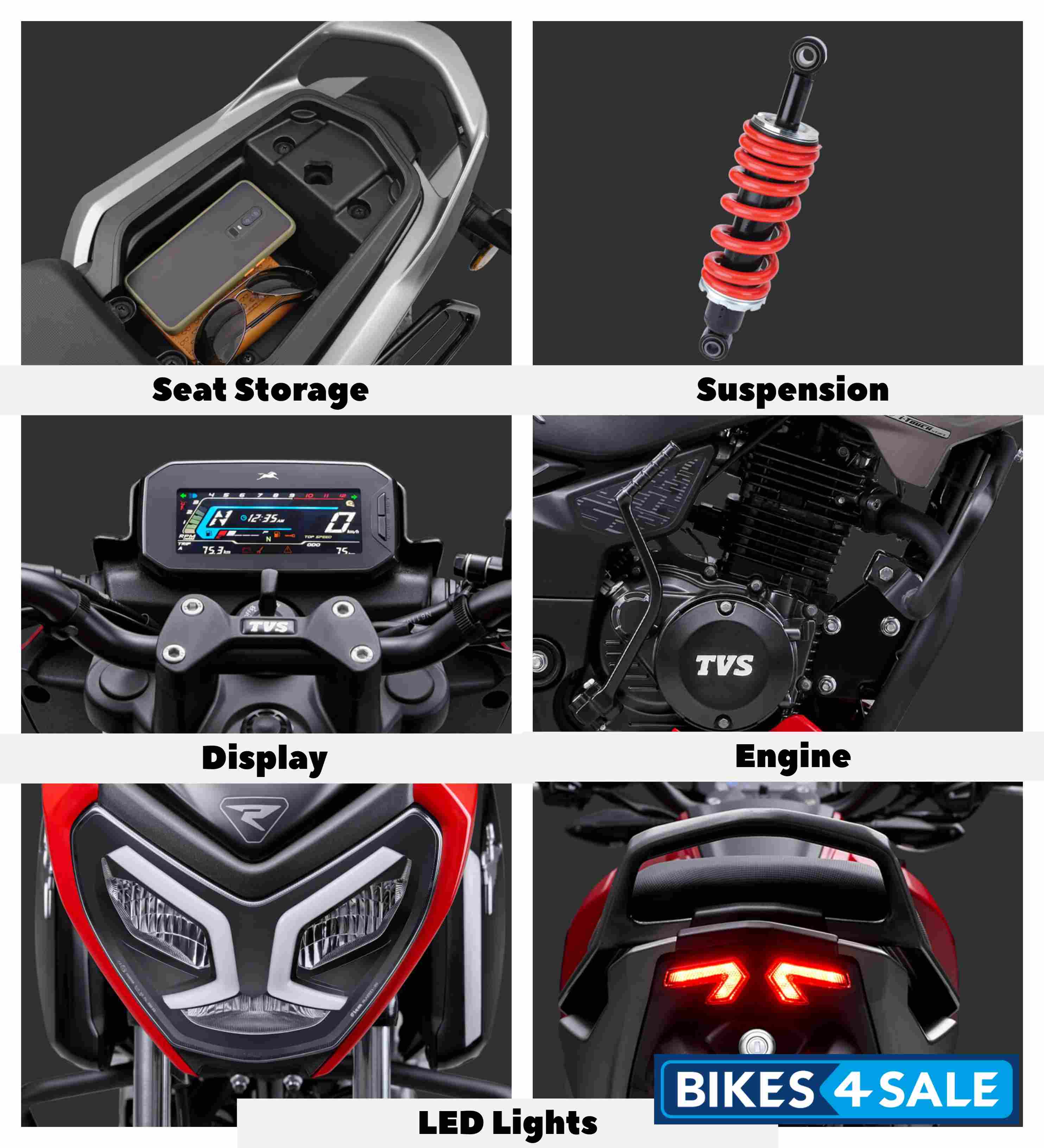 TVS Raider 125 Features