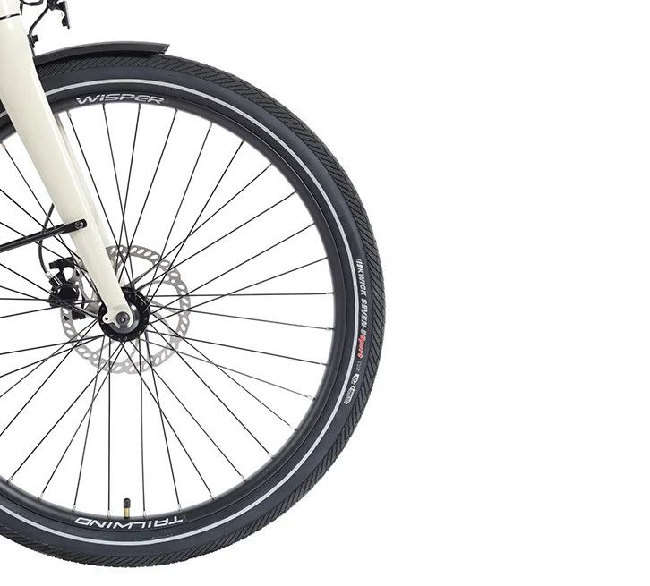 Wisper Tailwind City Low Crossbar - Kenda 27.5” 2.2 high puncture resistance tyres with reflector