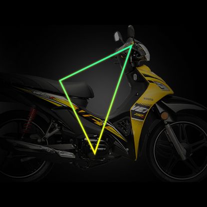 WMoto VE1-110E Golden Triangle Ergonomic Design