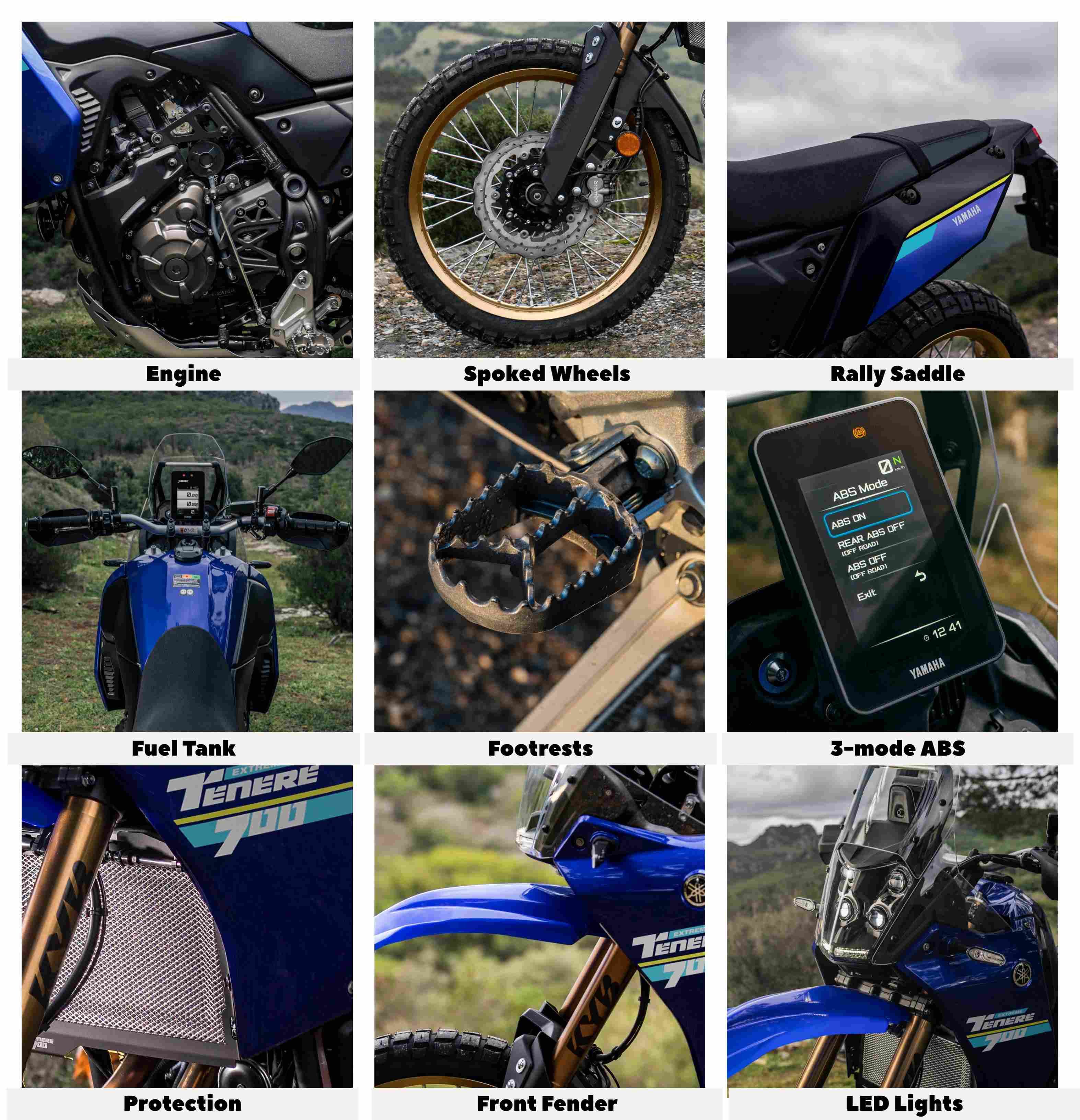 Yamaha 2024 Tenere 700 Extreme Features