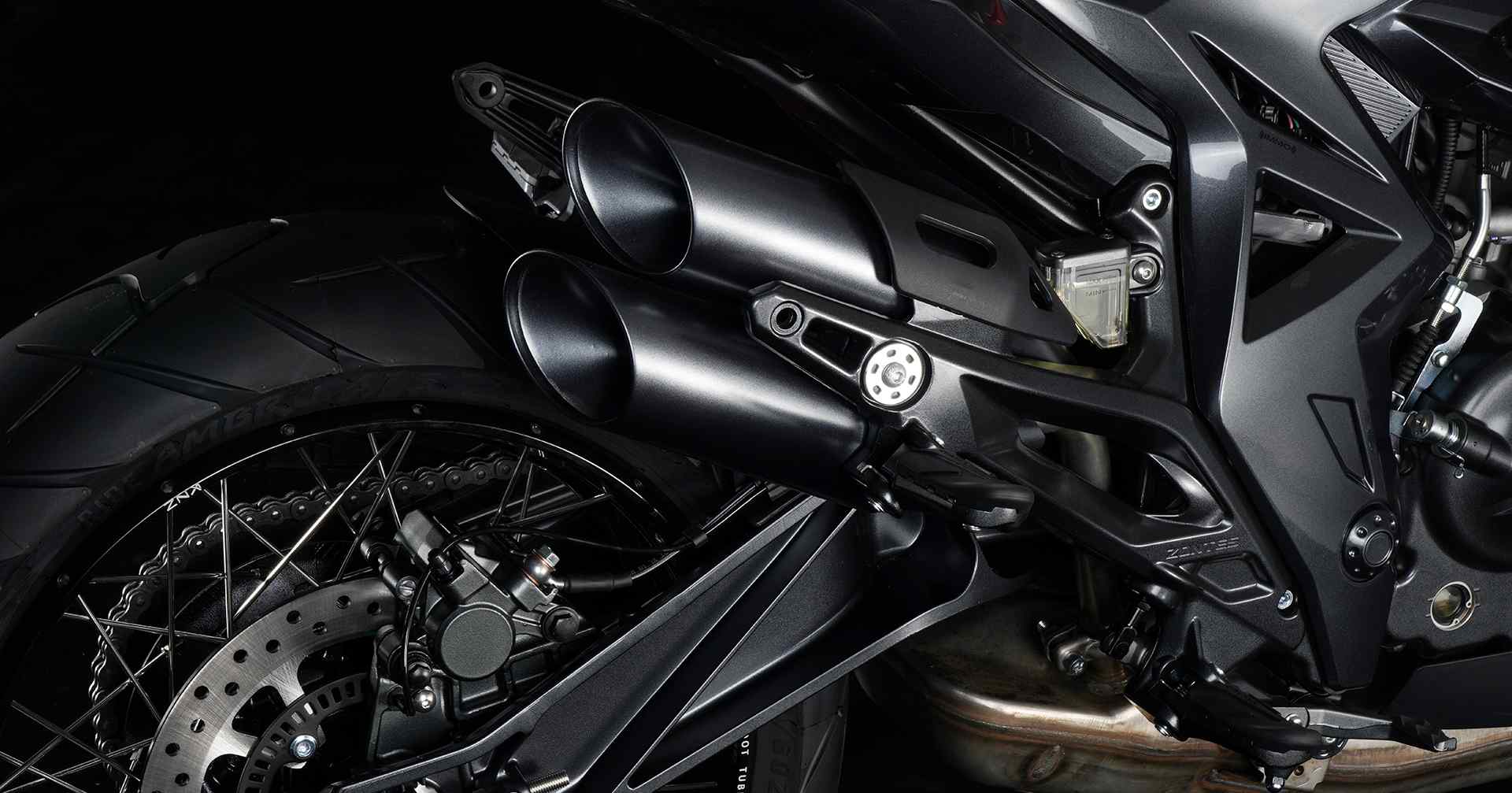 Zontes ZT350-T 19 - Stainless Steel Exhaust System