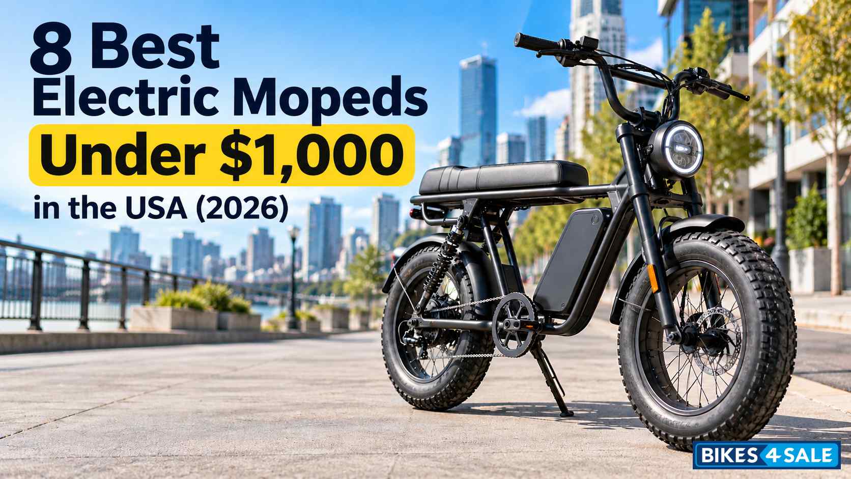 8 Best electric mopeds under 1000