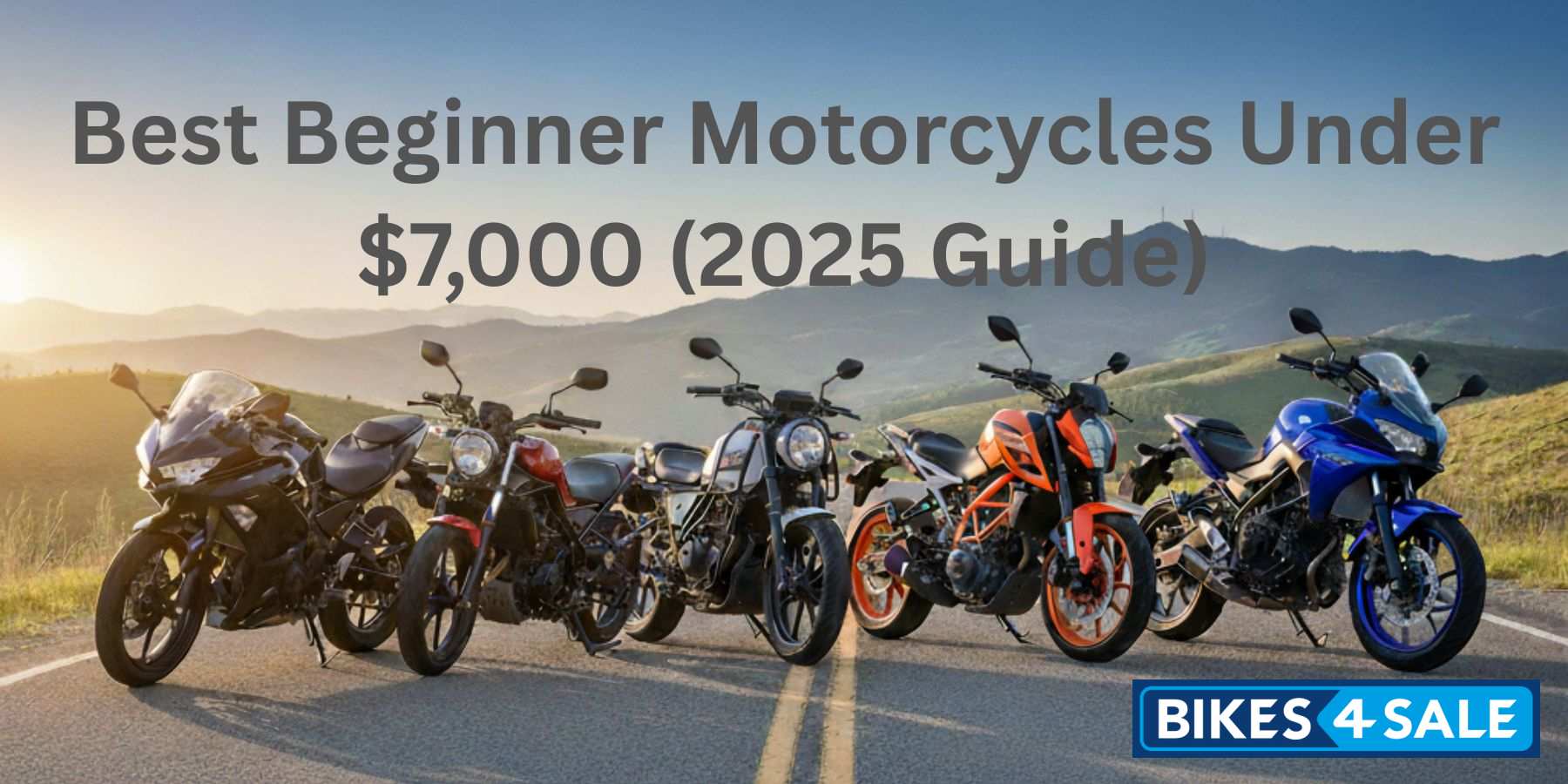 Best Beginner Motorcycles Under 7000 Us 2025